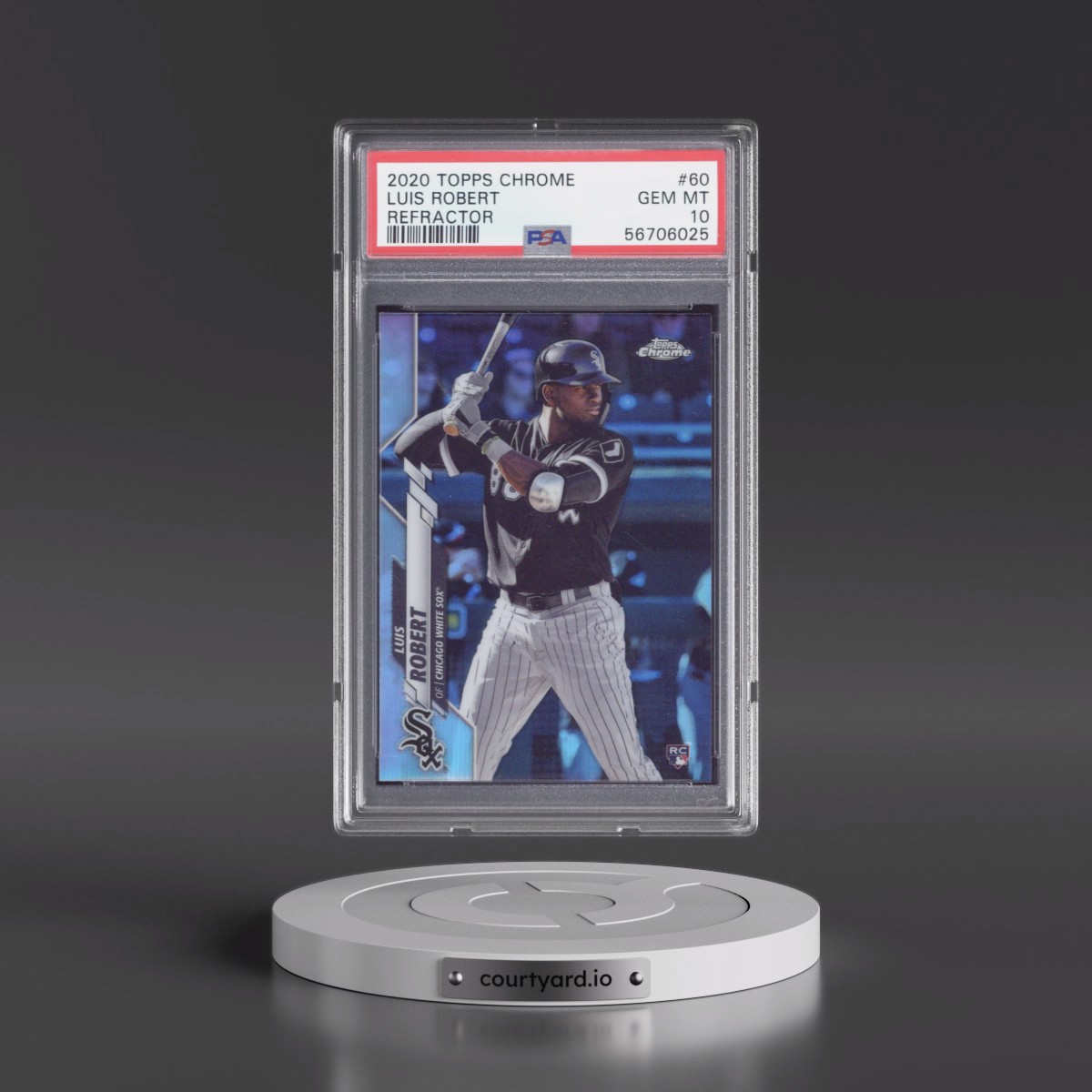 2020 Luis Robert - Baseball Topps Chrome PSA 10 GEM MINT